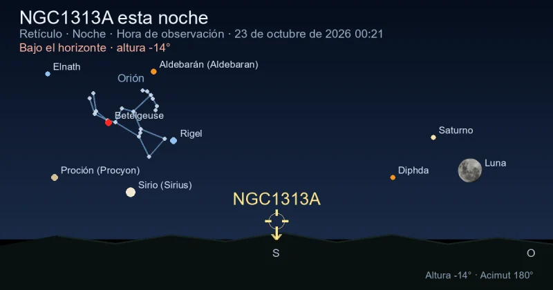 NGC1313A esta noche