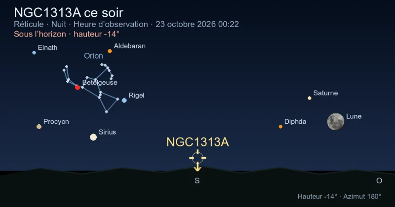 NGC1313A ce soir