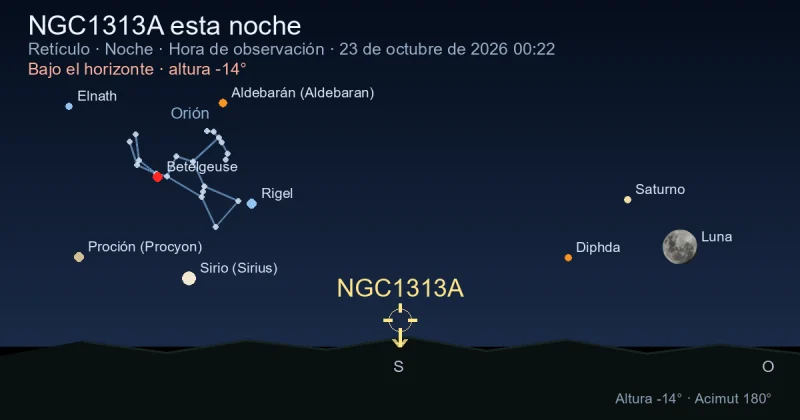 NGC1313A esta noche