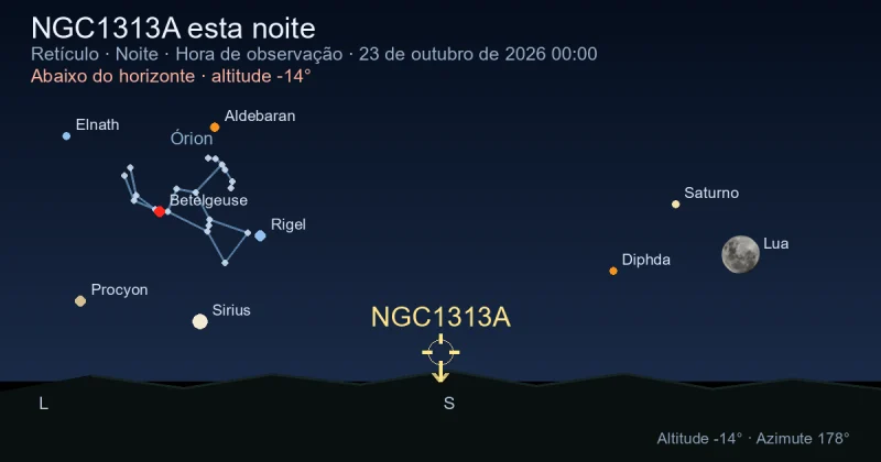 NGC1313A esta noite