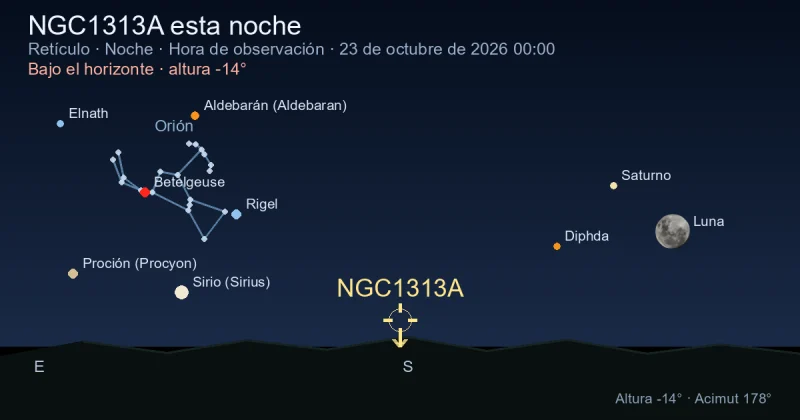 NGC1313A esta noche