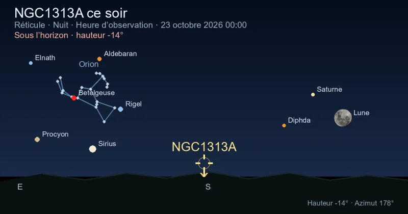 NGC1313A ce soir