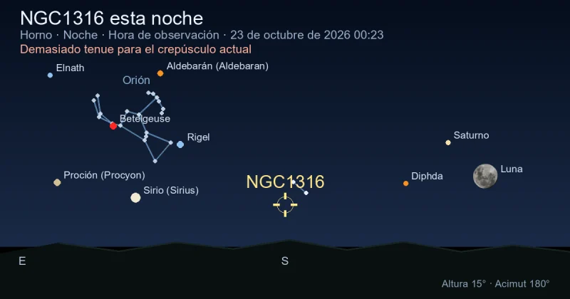 NGC1316 esta noche