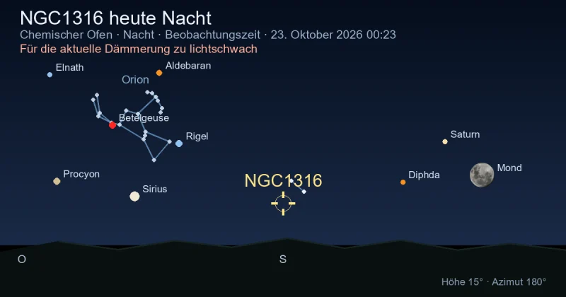 NGC1316 heute Nacht