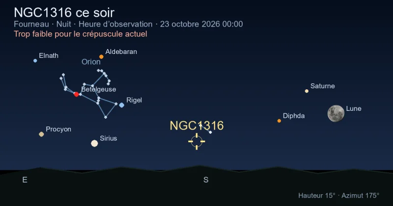 NGC1316 ce soir