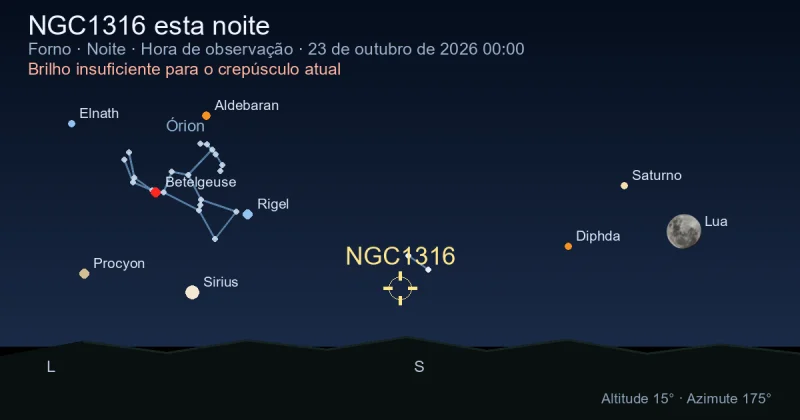 NGC1316 esta noite