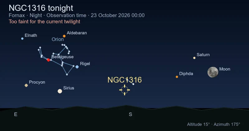 NGC1316 tonight