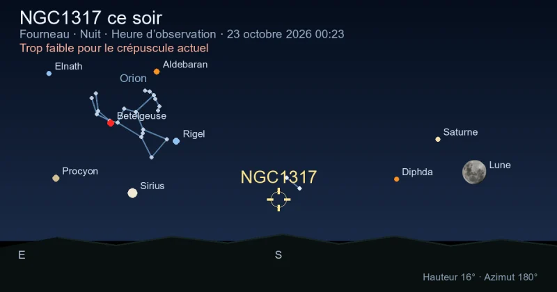 NGC1317 ce soir