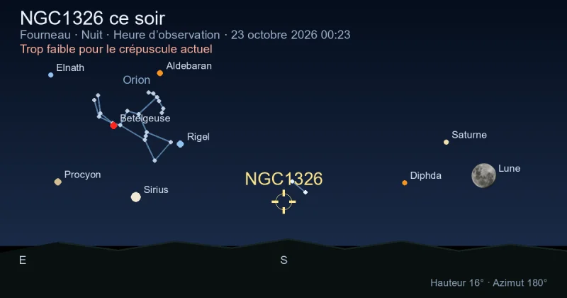 NGC1326 ce soir