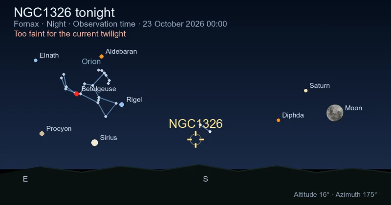 NGC1326 tonight