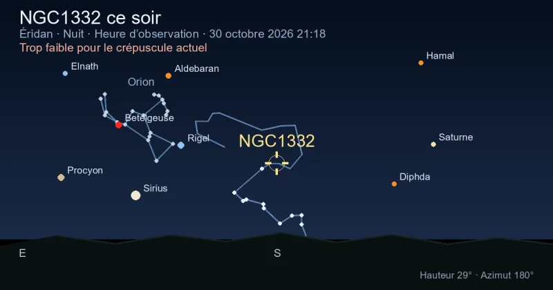 NGC1332 ce soir