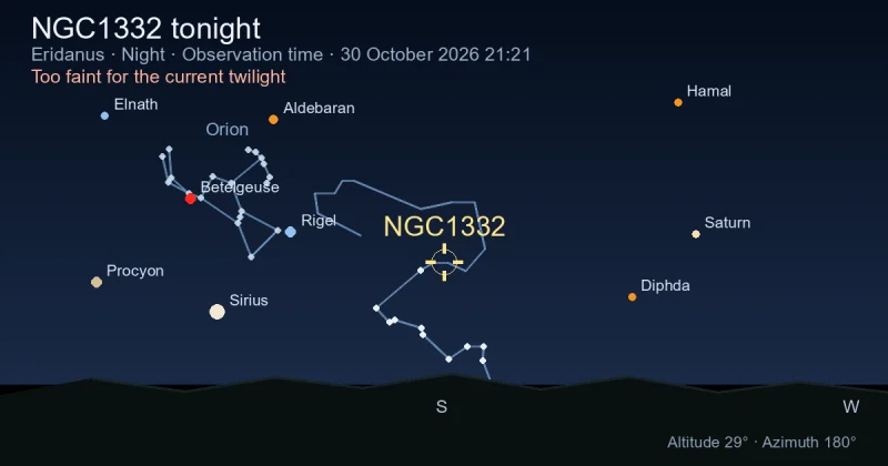 NGC1332 tonight