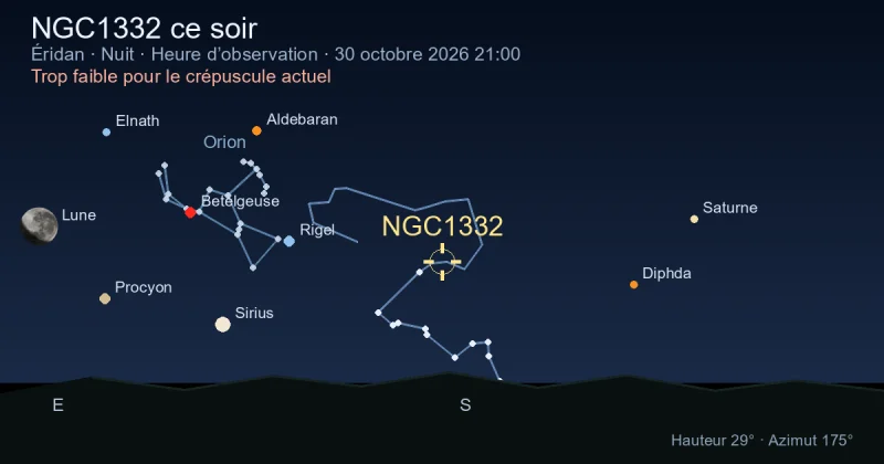 NGC1332 ce soir