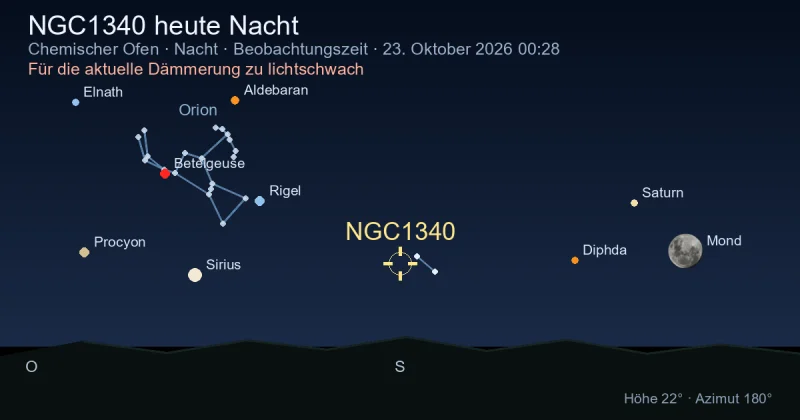 NGC1340 heute Nacht