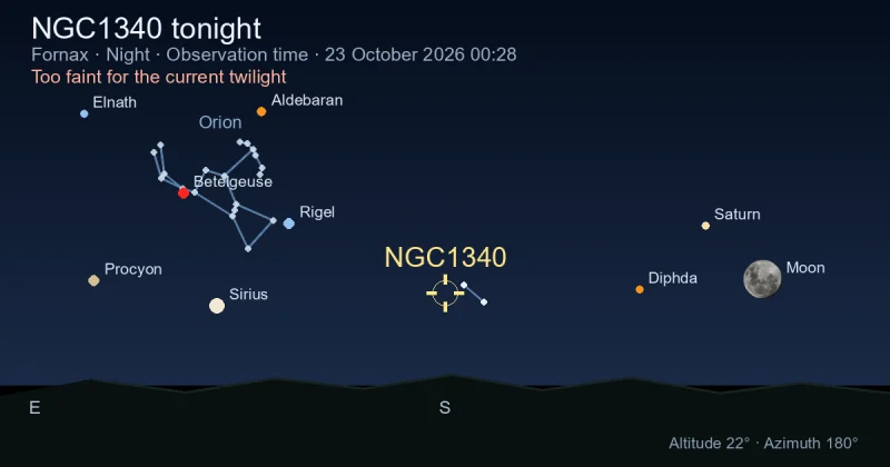 NGC1340 tonight