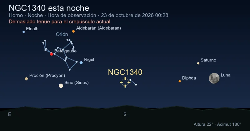 NGC1340 esta noche