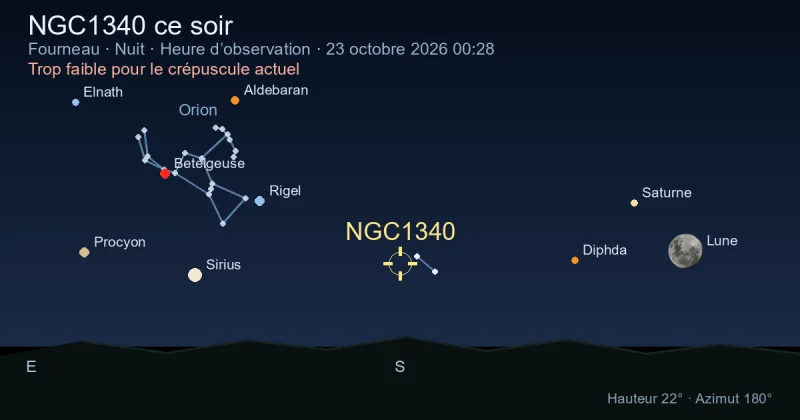 NGC1340 ce soir