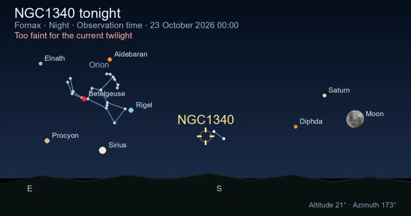 NGC1340 tonight