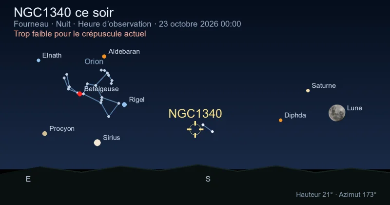 NGC1340 ce soir