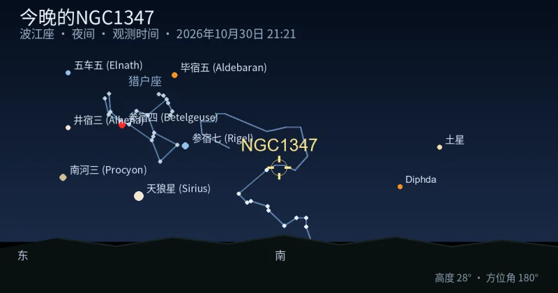今晚的NGC1347