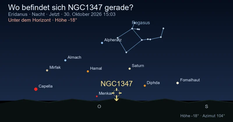 Wo befindet sich NGC1347 gerade?