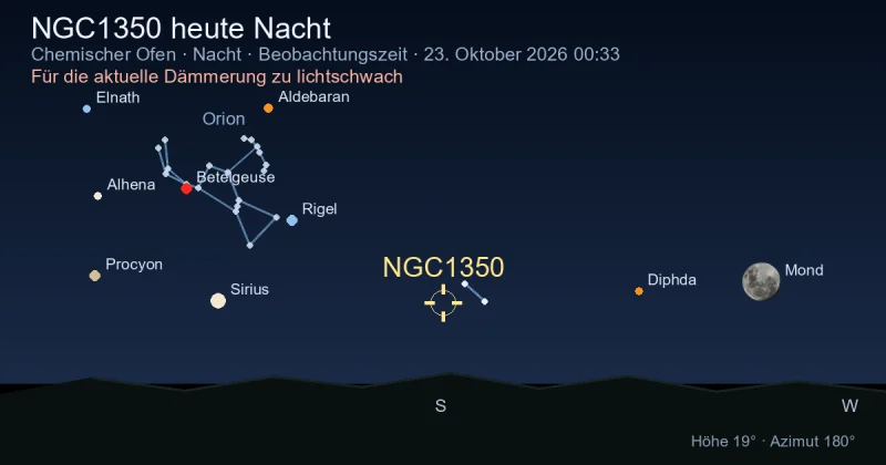 NGC1350 heute Nacht