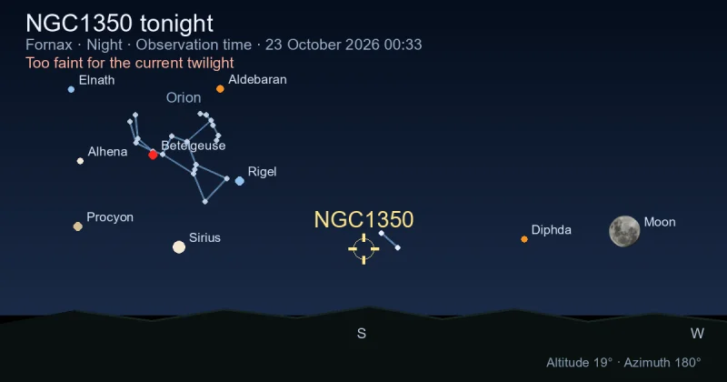 NGC1350 tonight