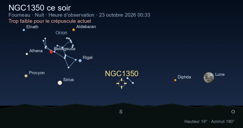 NGC1350 ce soir