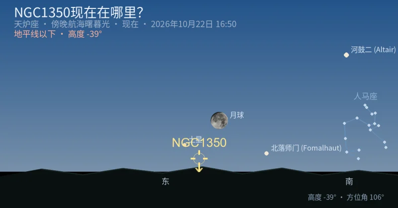 NGC1350现在在哪里？