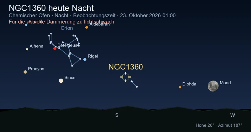 NGC1360 heute Nacht