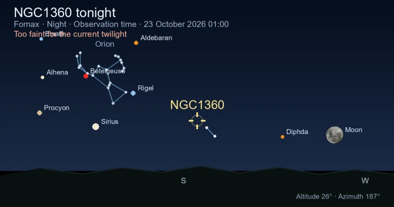 NGC1360 tonight