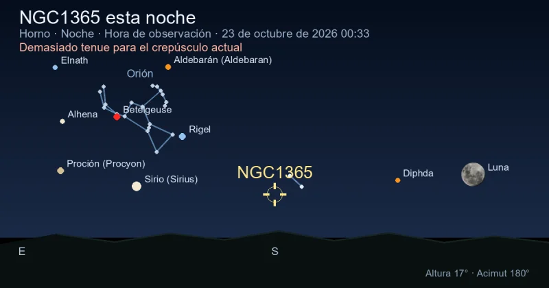 NGC1365 esta noche
