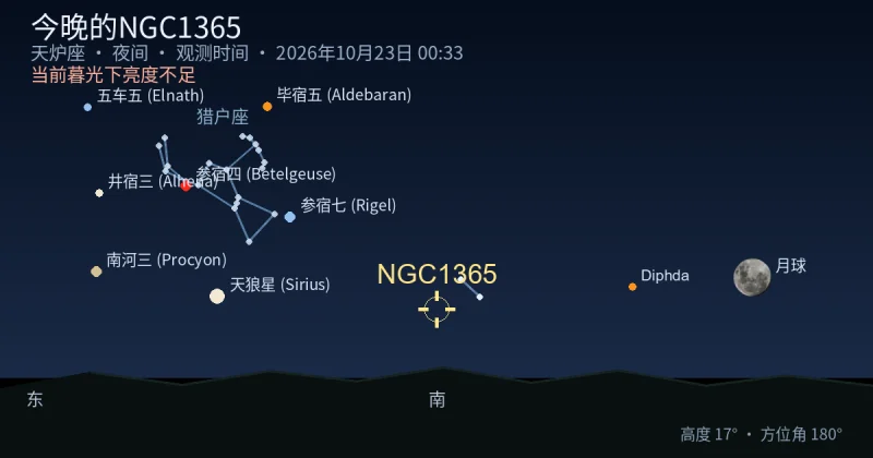 今晚的NGC1365