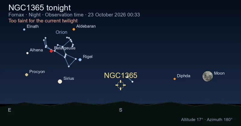 NGC1365 tonight