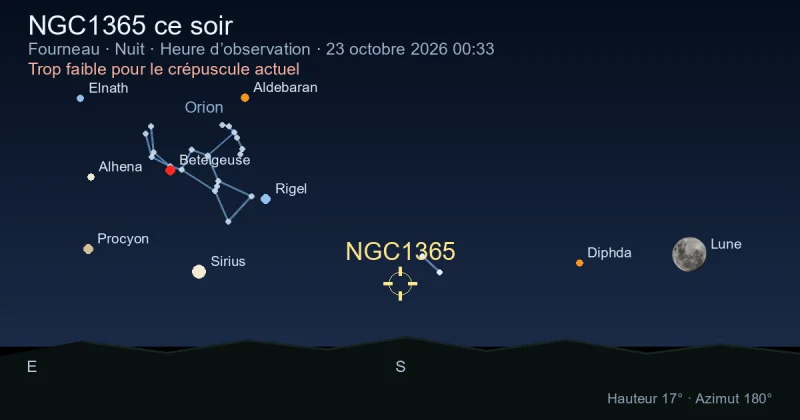 NGC1365 ce soir