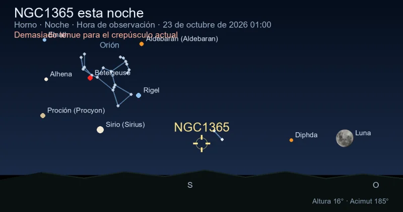 NGC1365 esta noche