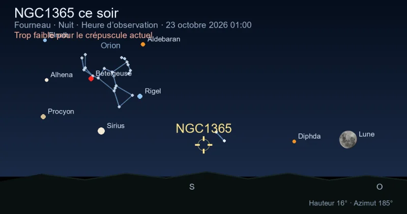 NGC1365 ce soir