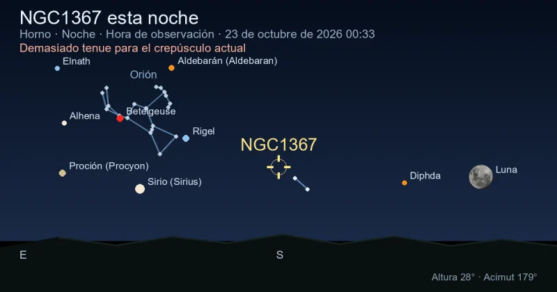NGC1367 esta noche