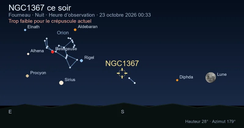 NGC1367 ce soir