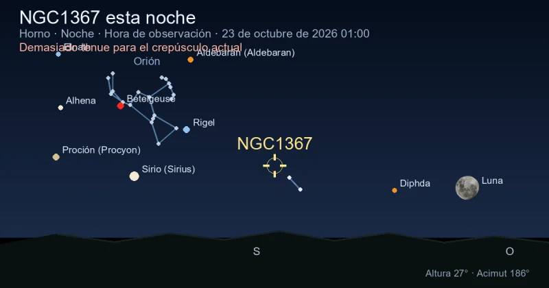 NGC1367 esta noche