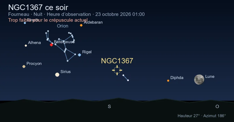 NGC1367 ce soir