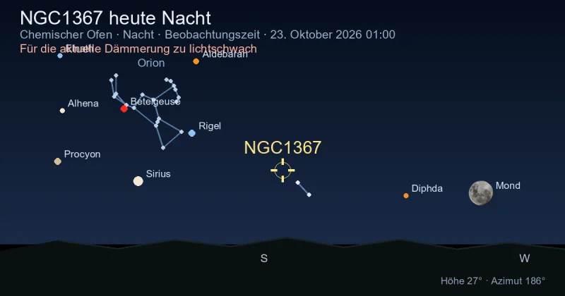 NGC1367 heute Nacht