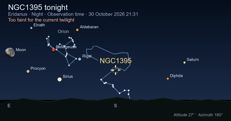 NGC1395 tonight