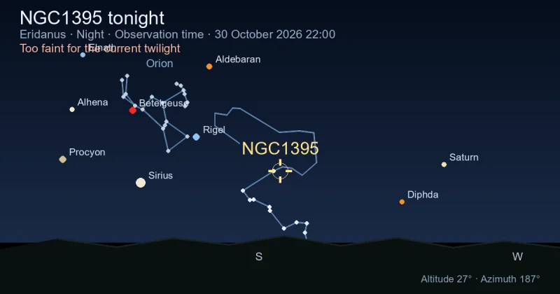 NGC1395 tonight
