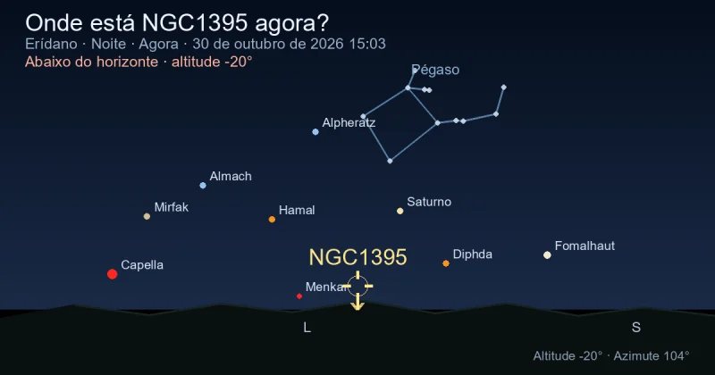 Onde está NGC1395 agora?