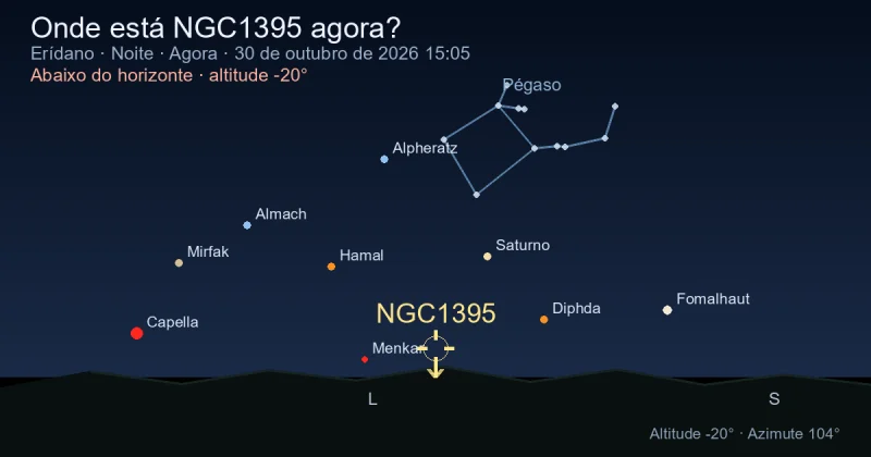 Onde está NGC1395 agora?