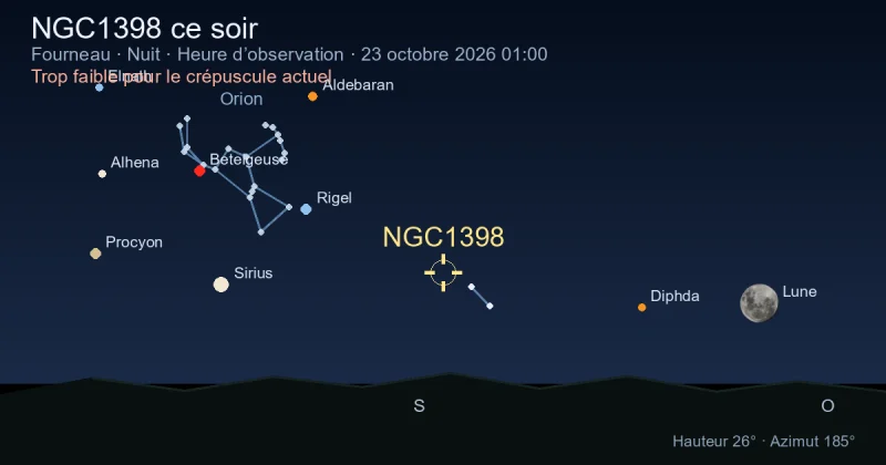 NGC1398 ce soir