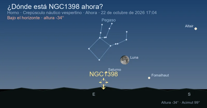 ¿Dónde está NGC1398 ahora?