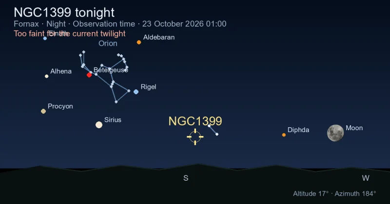 NGC1399 tonight