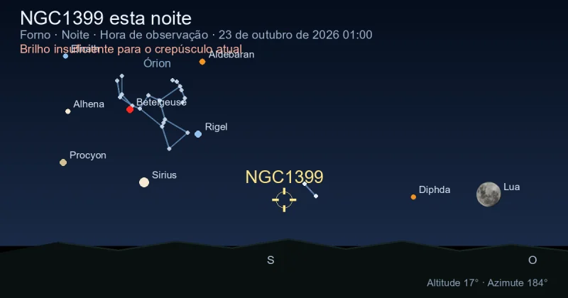 NGC1399 esta noite